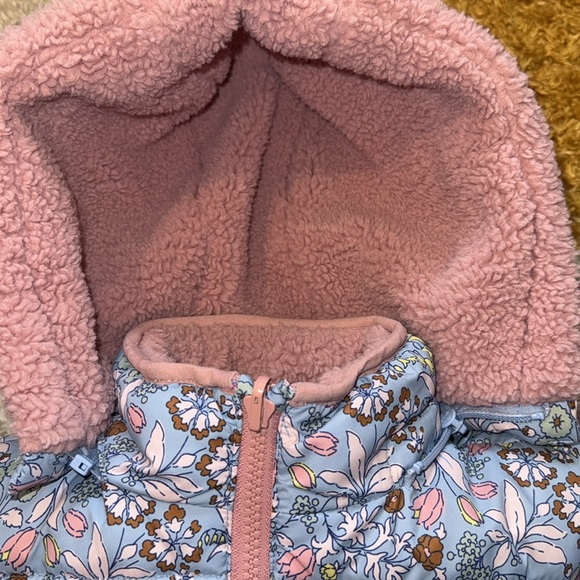 Boden Reversible Winter Girls Coat 3-4 - Picture 5 of 11